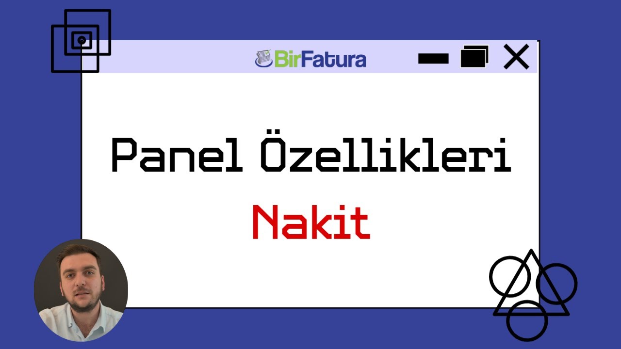 BirFatura Panel &Ouml;zellikleri - Nakit Mod&uuml;l&uuml; - #BirFatura