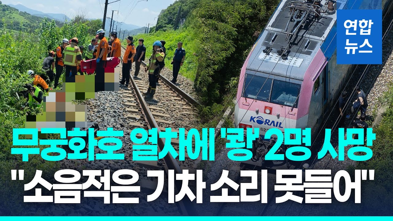 열차에 선로 작업자 7명 치여…구조물 점검차 이동중 참변 / 연합뉴스 (Yonhapnews)