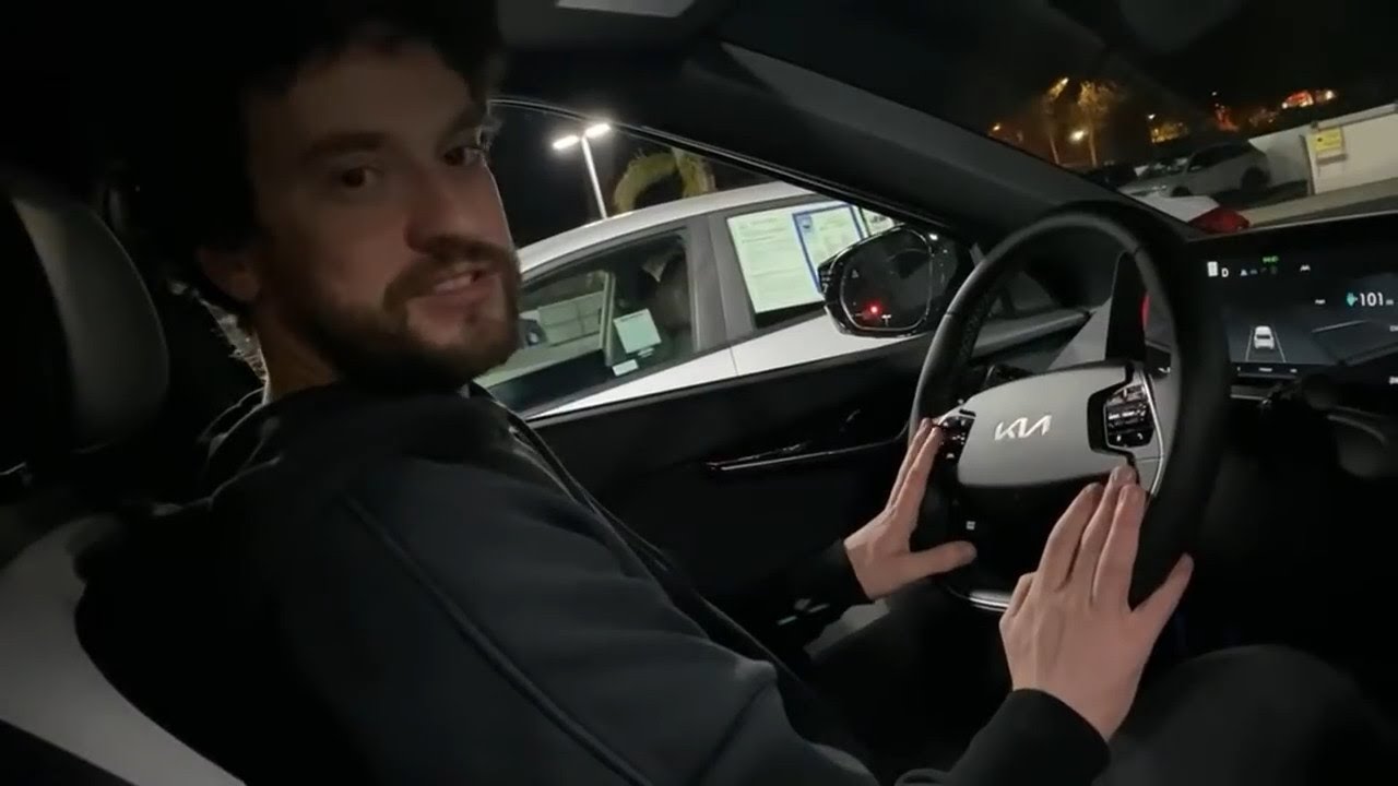 comma ai | George Hotz | new car & driving with hda2 | Kia EV6 GTL RWD | Highway Driving Assist 2
