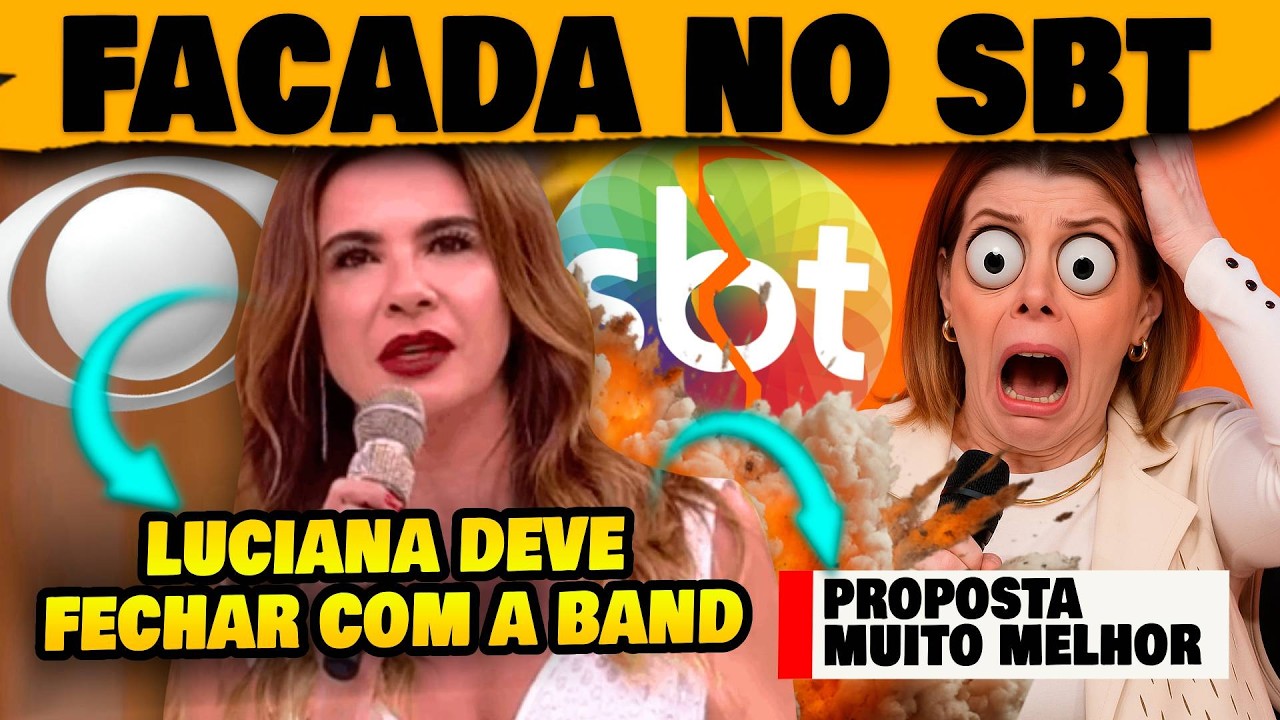 🚨Facada nas costas do SBT! Luciana Gimenez recusa proposta e deve assinar com a Band