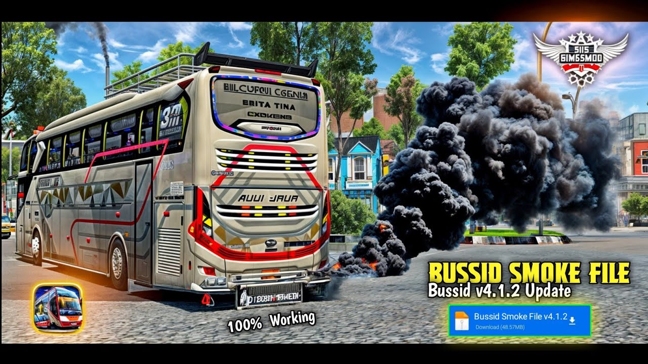How to Bussid Smoke File v4.1.2 Update || Bussid Smoke File For Bus Simulator Indonesia ✅ Bus Game