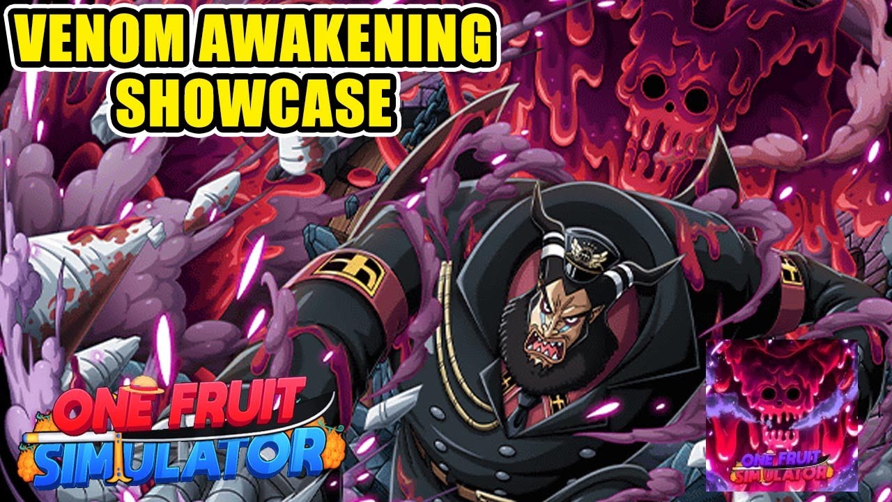 One Fruit Simulator - Venom Awakening Showcase