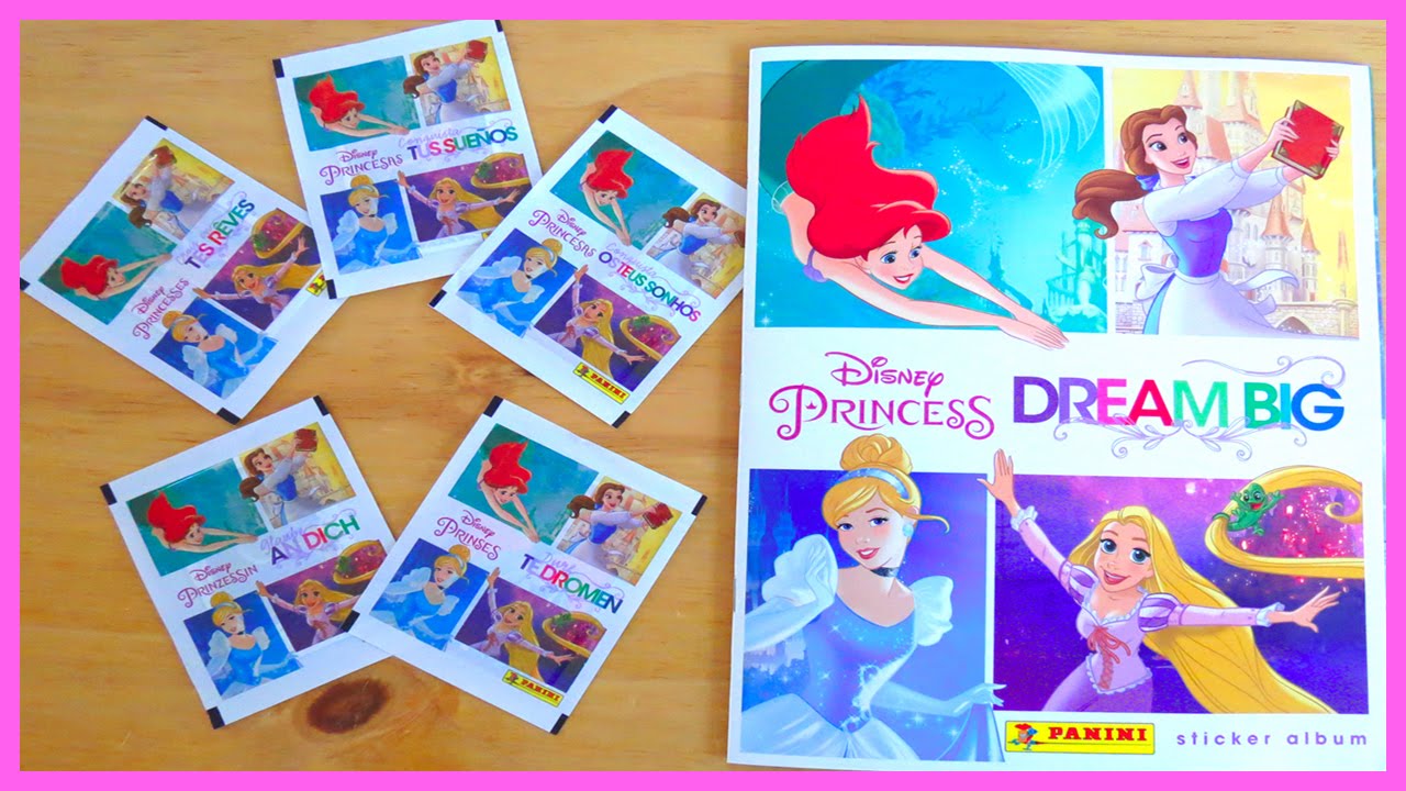 DISNEY PRINCESS 'DREAM BIG' STICKER COLLECTION PACK | OPENING AND REVIEW | DSV TOYS