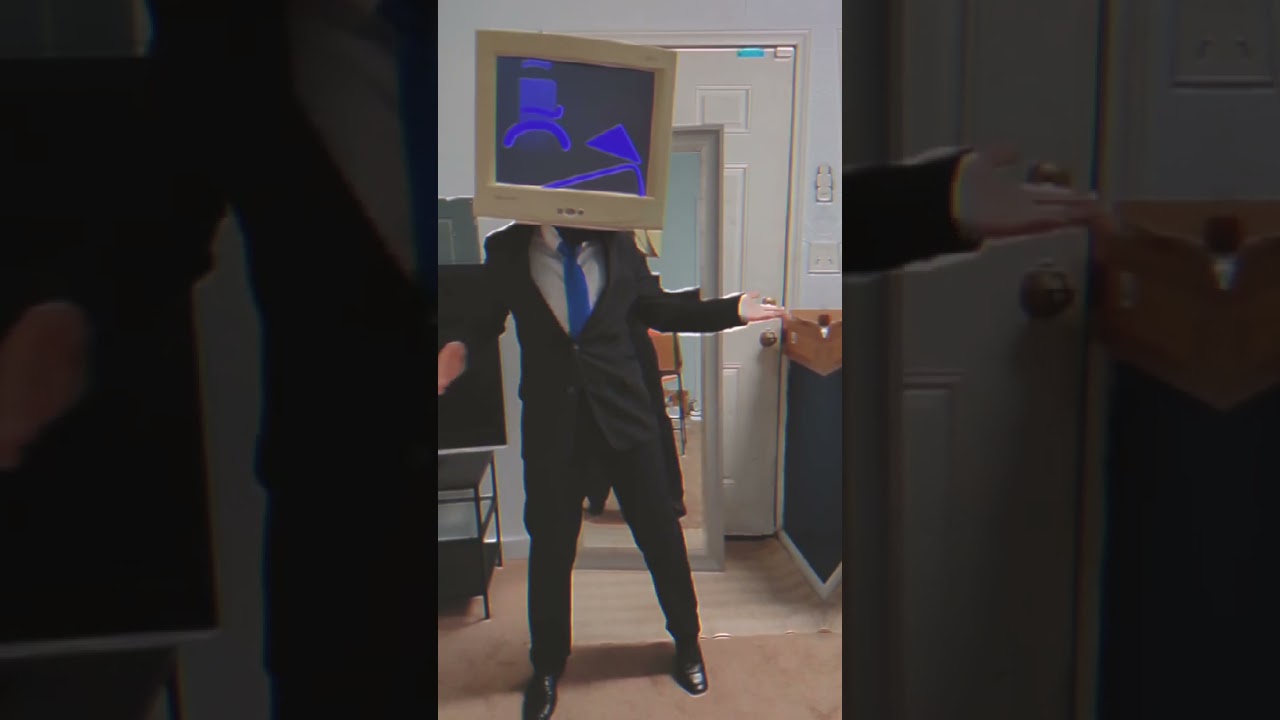 The song is Pop Muzik by Robin Scott #tvhead#stumbleglow#edit #suit#tie#blue#tvheadcosplay#popm&uuml;zik