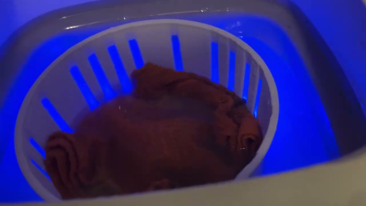 My LG ThinQ Ultimate Washer Uses Its NEW TurboWash System During The Rinse Cycle