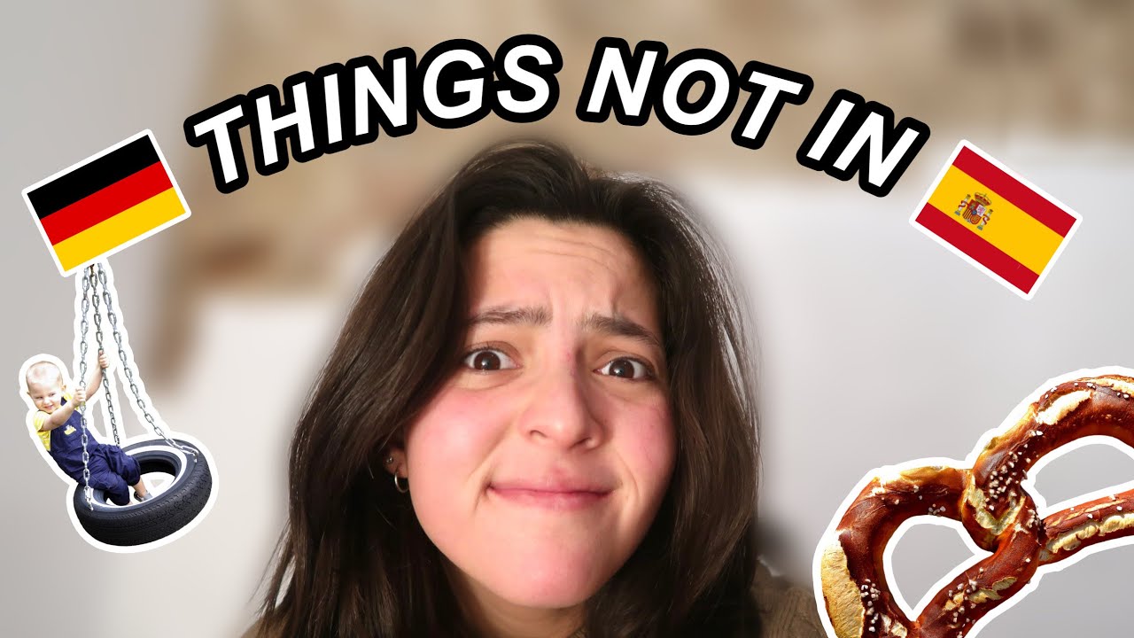 GERMAN THINGS NOT IN SPAIN 😭 (Culture Shocks!)