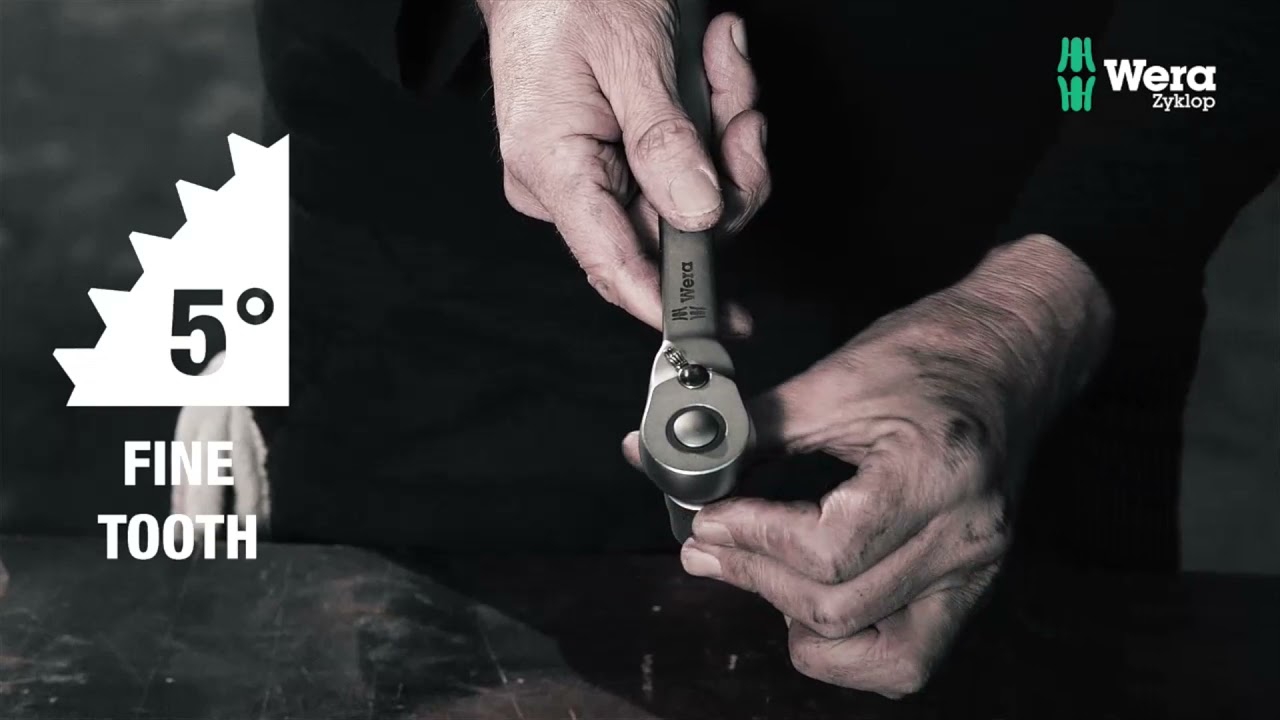 Wera 8100 SB8 Zyklop Metal Cırcır 3/8