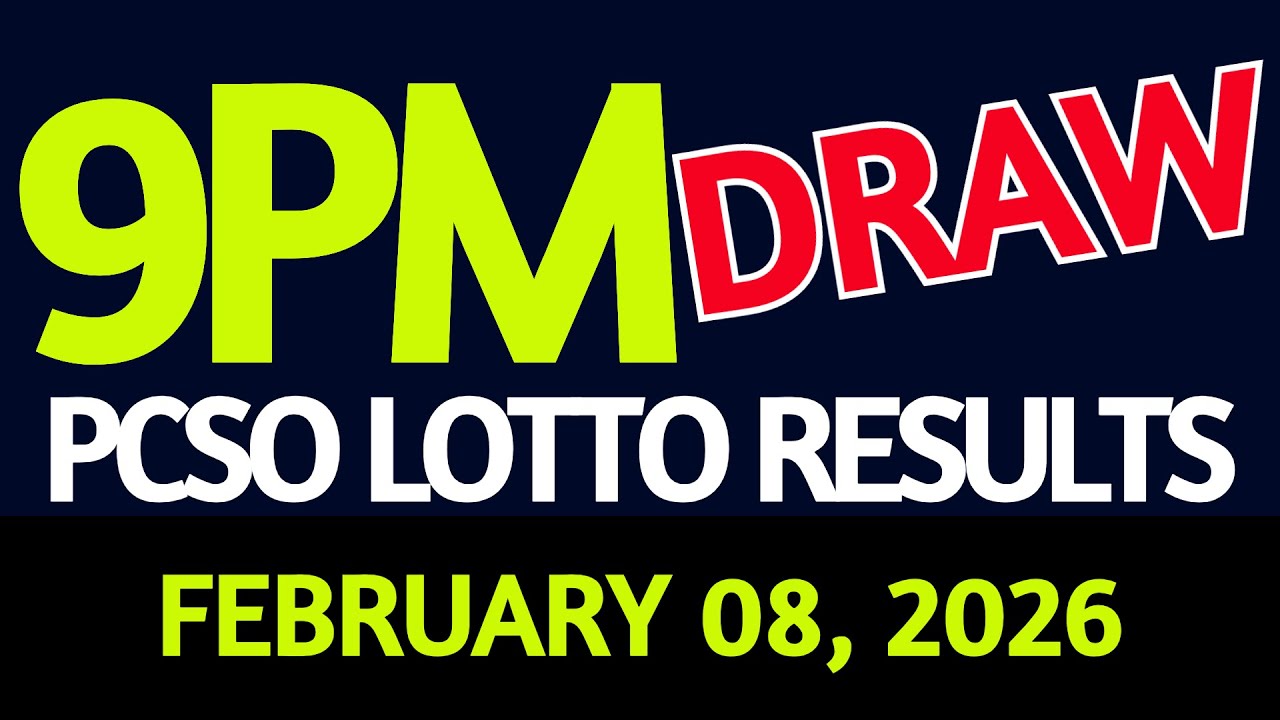 Lotto Result Today 9pm draw February 08, 2026 Sunday PCSO