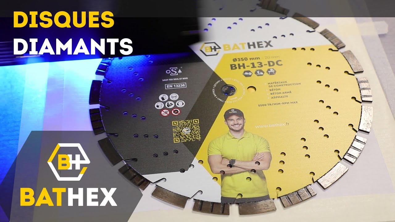 Où et comment sont fabriqués les disques diamants BATHEX ? (Indice : tout se passe en Europe !)