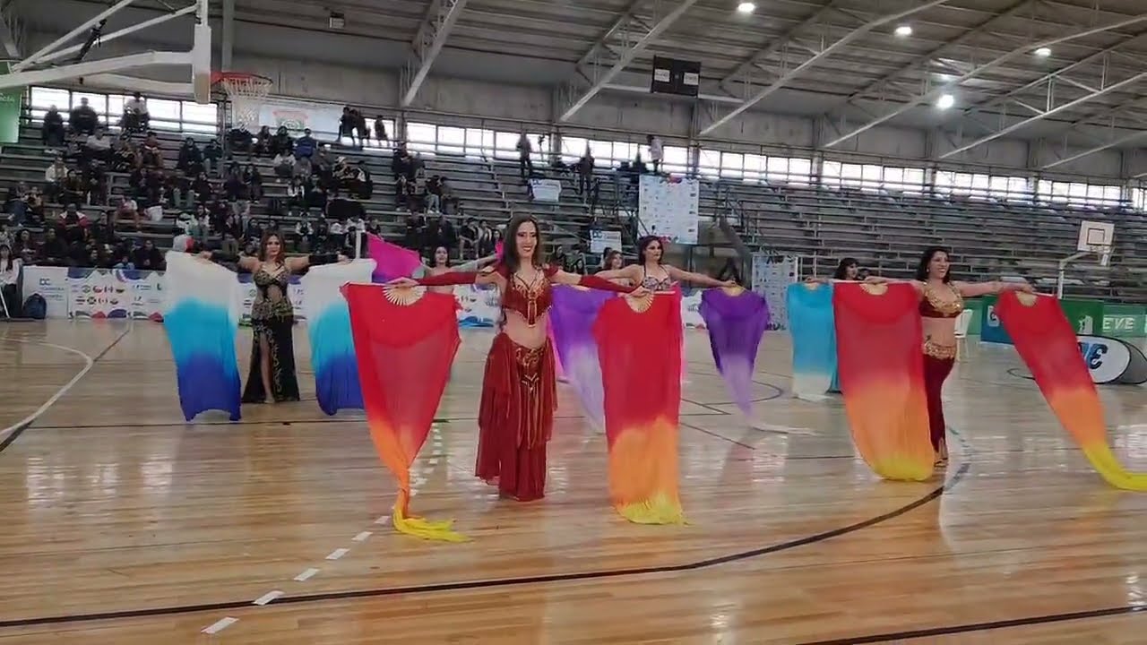 Ballet Shahrazad -  Entretiempo Campeonato de Basquet - Fan Veils
