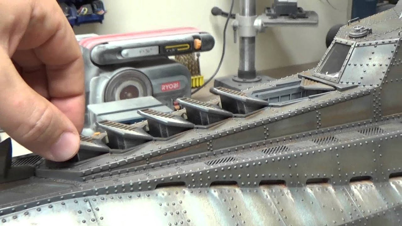 Disney Nautilus submarine model in 1/35th scale - full interior, lighting and sound!