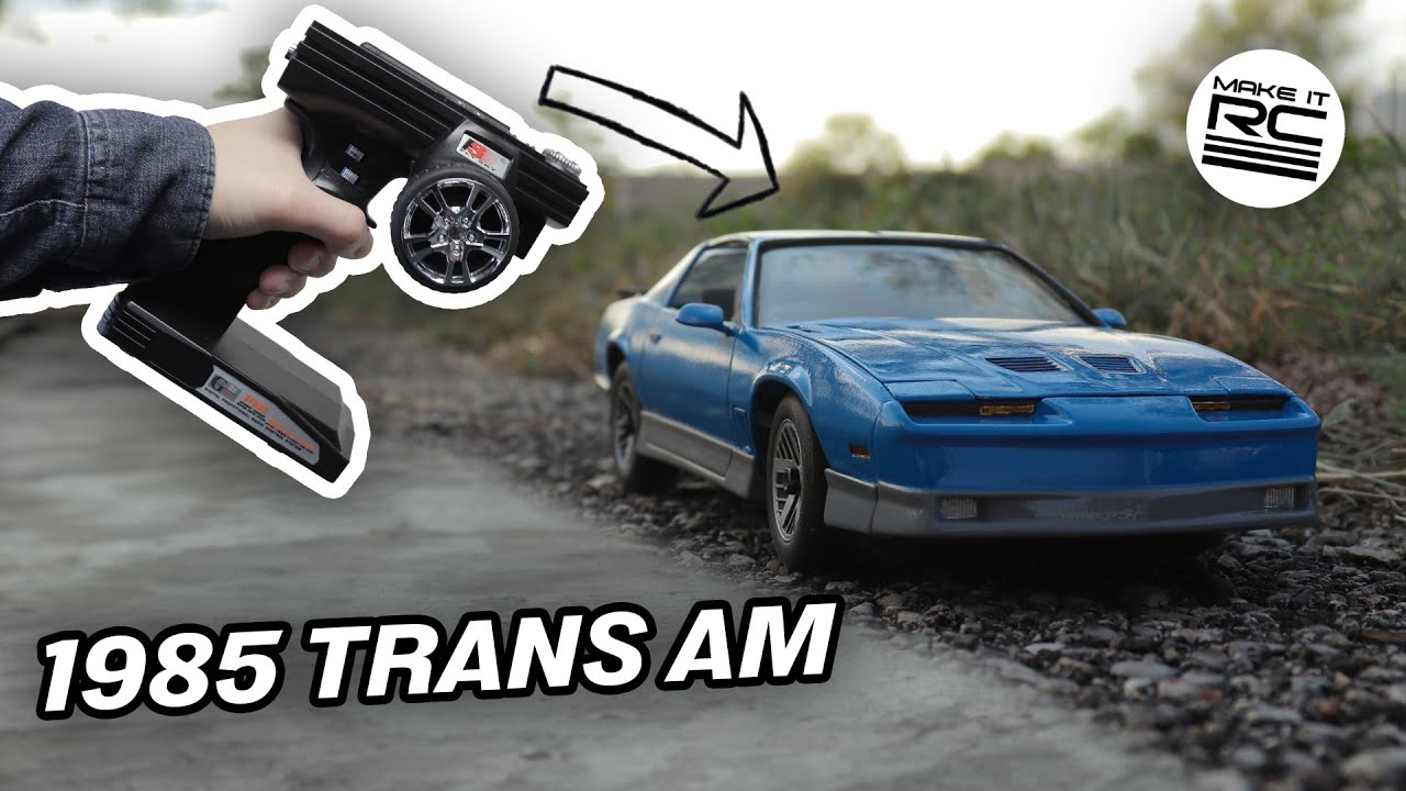 Pontiac Trans Am Full RC Conversion! From a 39 Year Old Plastic Model to a Super Scale RC Car 🔧