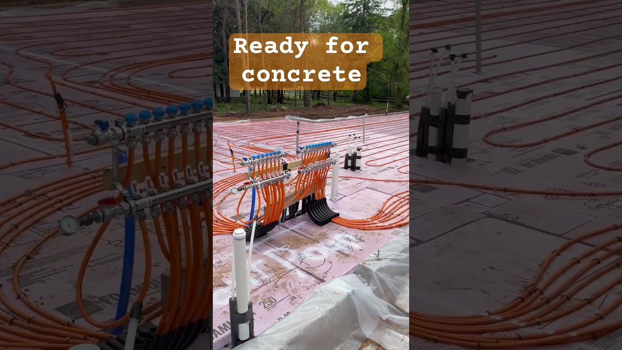 Slab on grade radiant heat and underground plumbing in. Concrete going in next #homeimprovement #diy