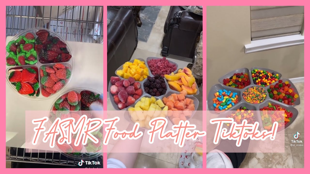 ASMR Food Platters on Tiktok! | TikTok Compilation 2021 @d_shaba