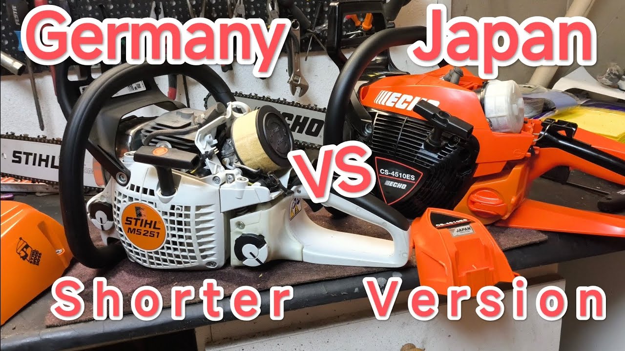 Stihl MS 251 Vs Echo CS 4510 Chainsaw Comparison Test...