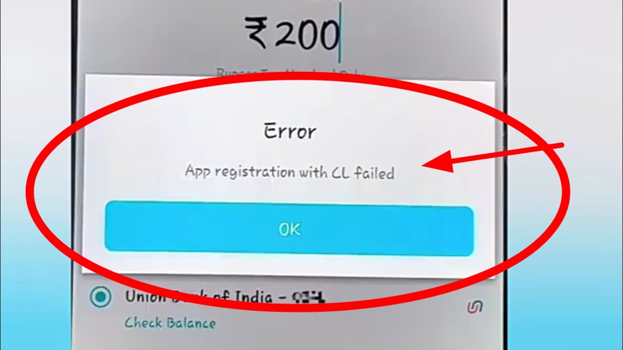 Paytm Fix App registration with CL failed Problem Solve 