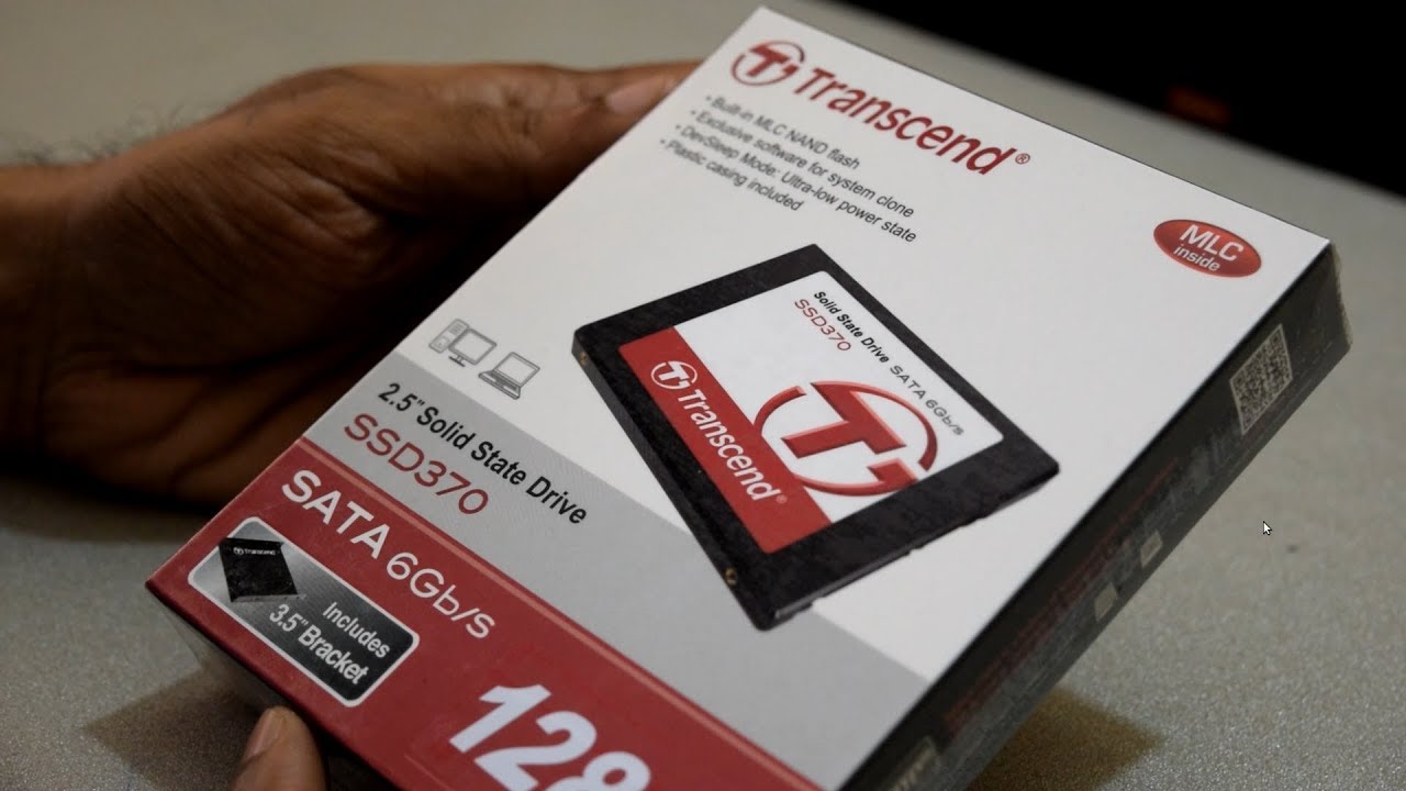 250 Unboxing Transcend 128GB SSD - SSD370  TS128GSSD370 - Linux Installation Setup #unboxing #review