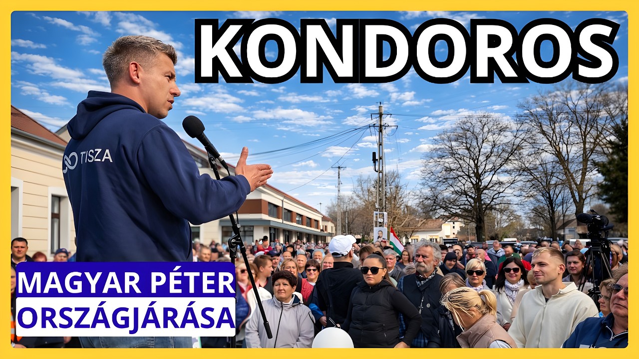 Magyar Péter Kondoroson! A legfontosabb országjárás TISZA  #tiszapárt #magyarpeter