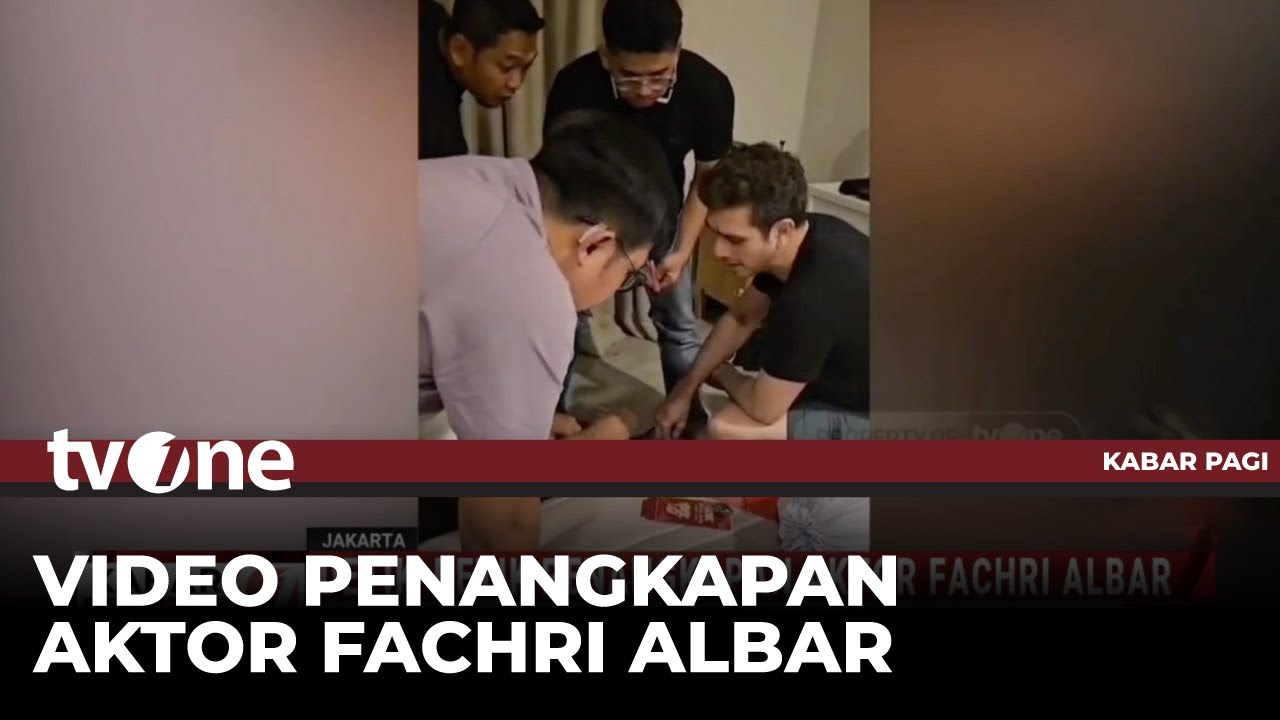 Detik-detik Penangkapan Aktor Fachri Albar | Kabar Pagi tvOne