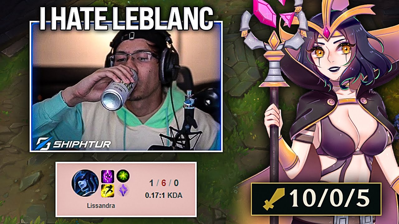 Drunk Shiphtur tried to hard counter my Leblanc.. huge mistake.