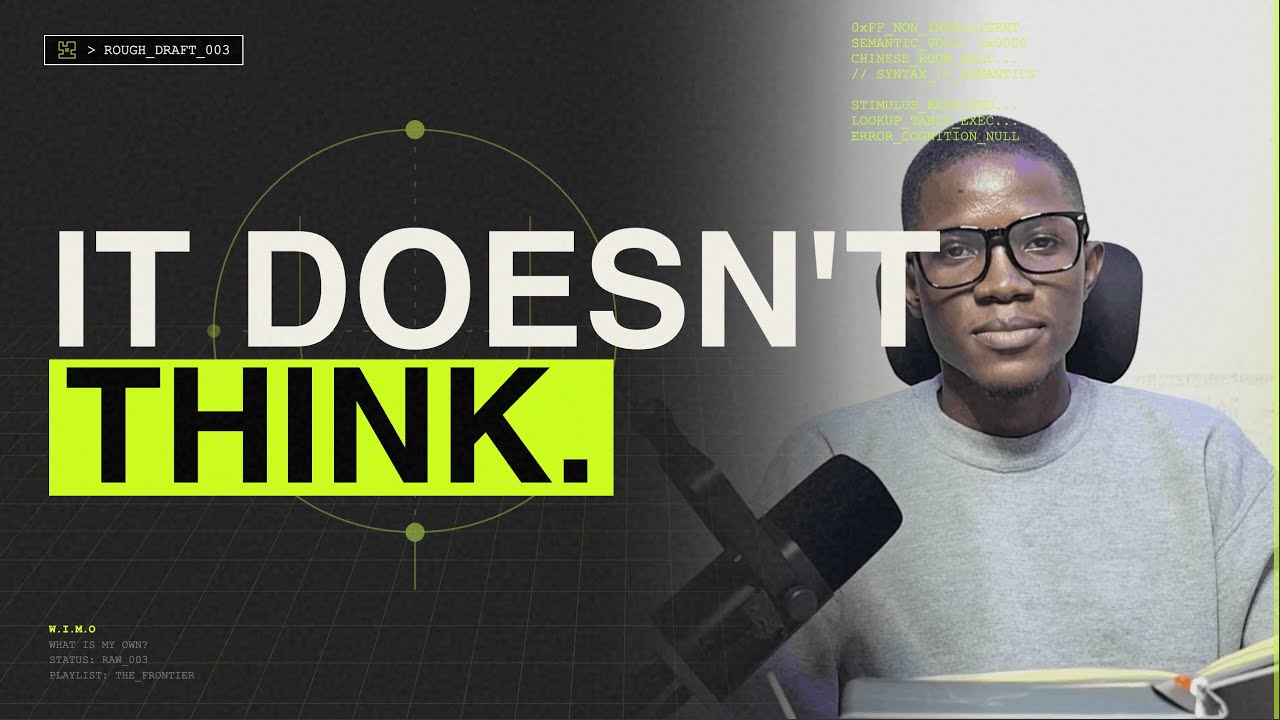 It Doesn’t Think. It Guesses. (The Chinese Room Paradox)