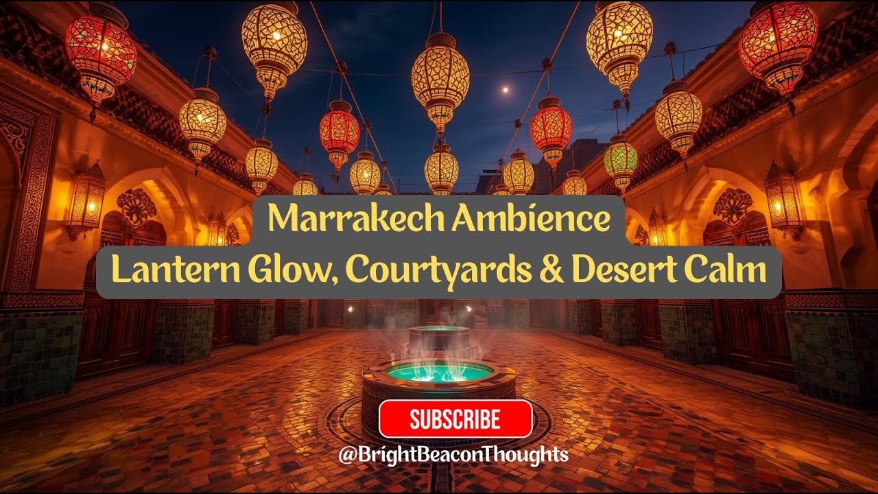 Marrakech Ambience &mdash; Lantern Glow, Courtyards & Desert Calm✨