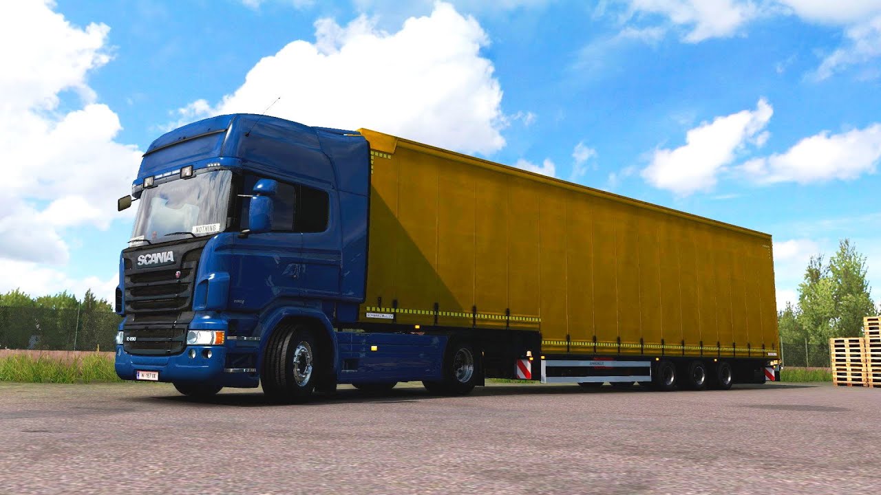 ETS2 1.39 ProMods 2.51 Scania R490  Ostr&oacute;w Mazowiecka - Kuressaare