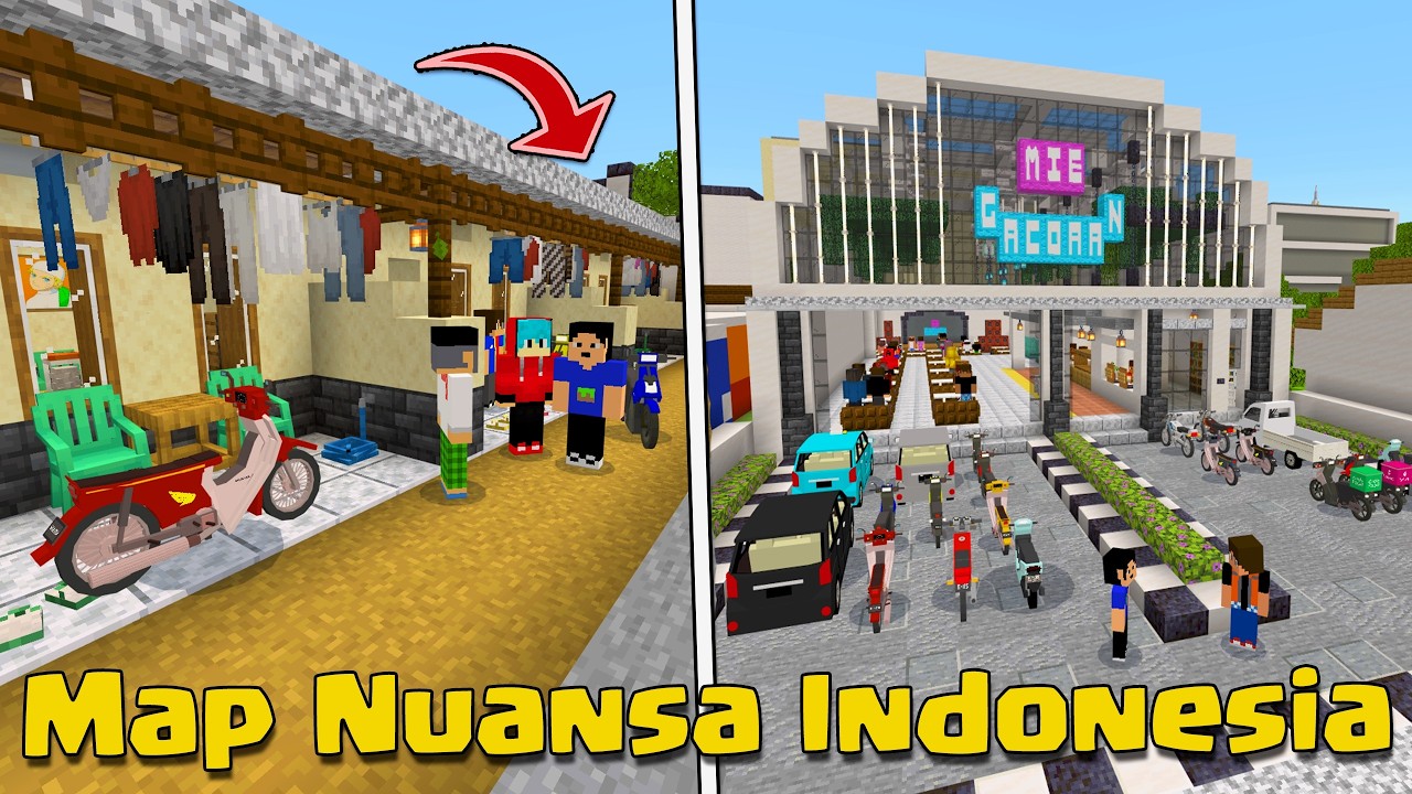 MAP NUANSA INDONESIA TERBARU BUATAN SUBSCRIBER DI MCPE