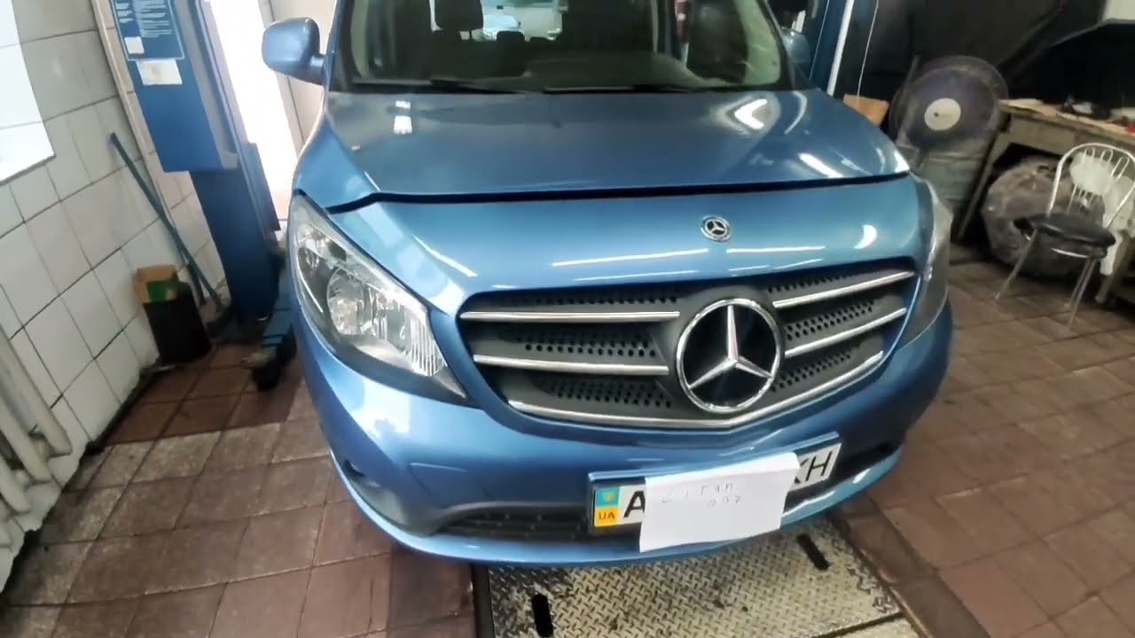 MERCEDES CITAN OM 607 заміна ГРМ (з реношним мотором)
