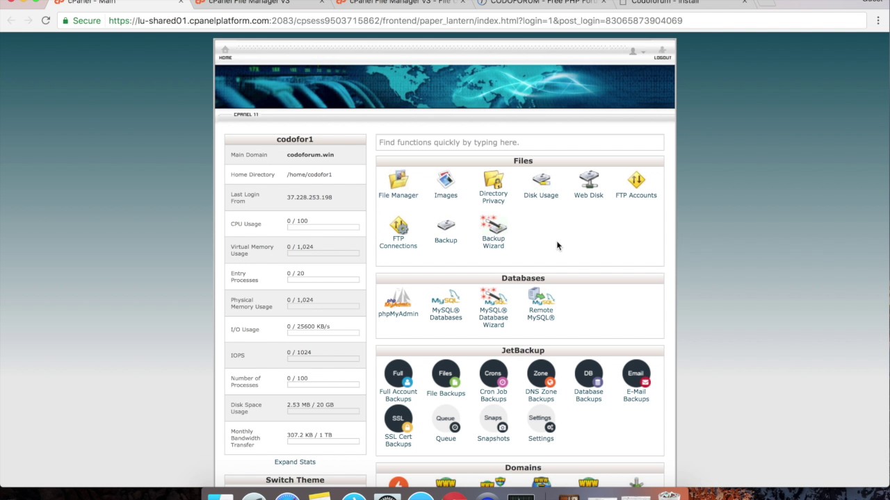How to install PHP Forum Software - Codoforum on CPanel