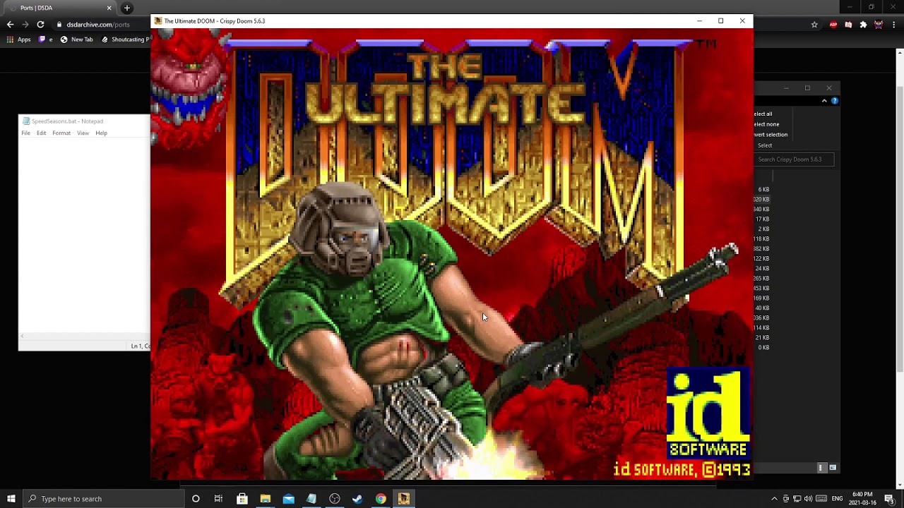 Crispy Doom - Speedrunning - Setup Guide.