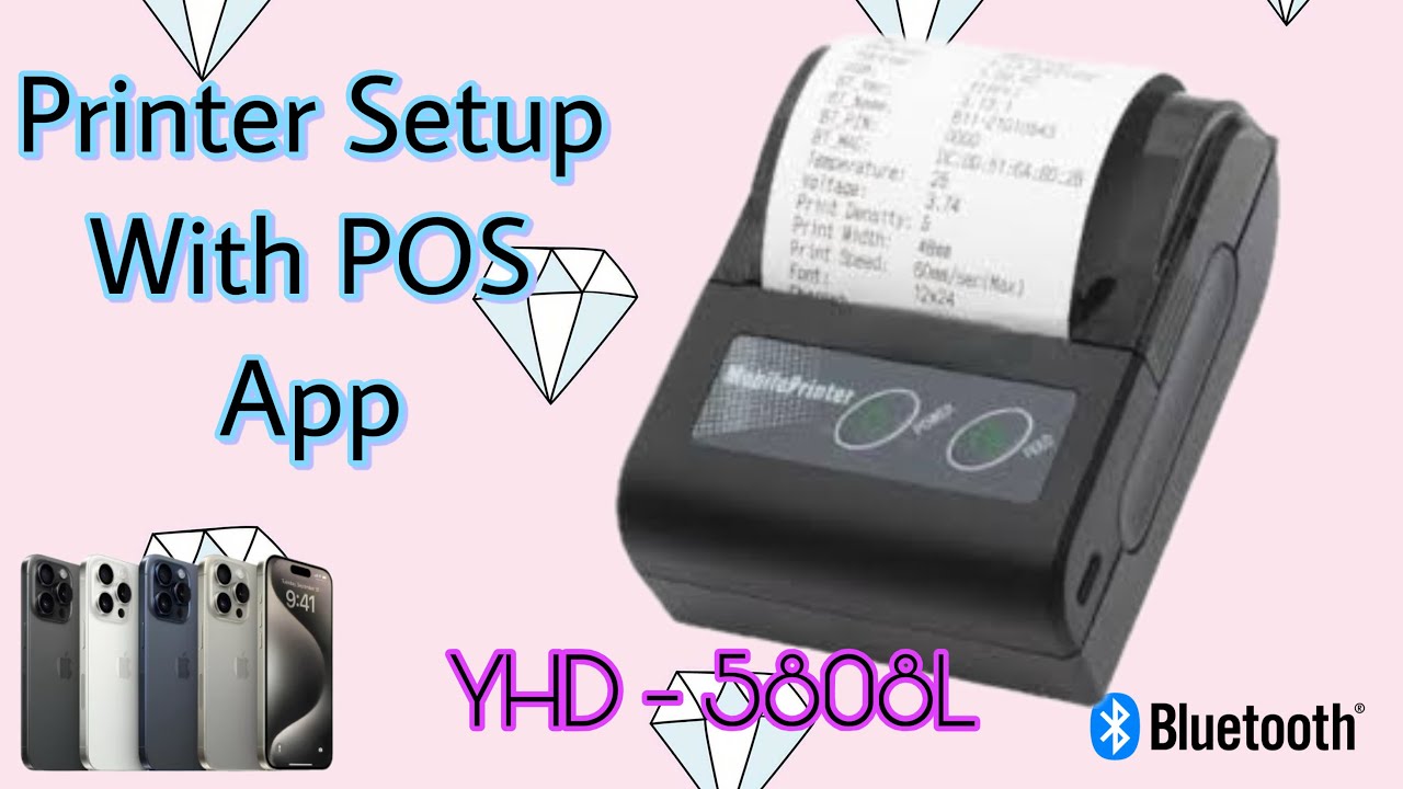 How To Setup YHD - 5808L Thermal Printer With POS App 📌