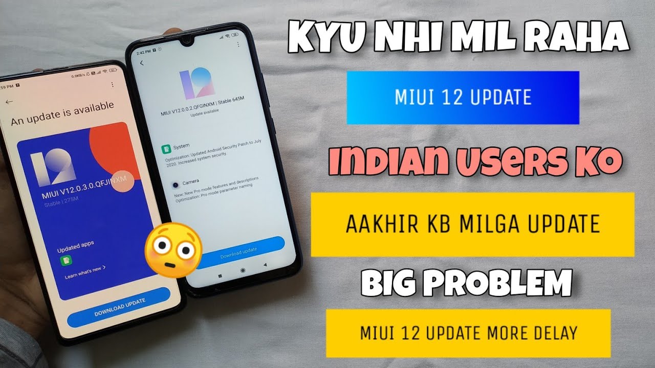Why Not Receive MIUI 12 Update Indian Users | MIUI 12 Update Delay Problem | OFFICIAL INDIA