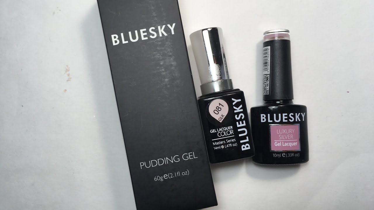Новый Bluesky. Обзор гель лака Bluesky и пудинг геля (pudding gel) Bluesky