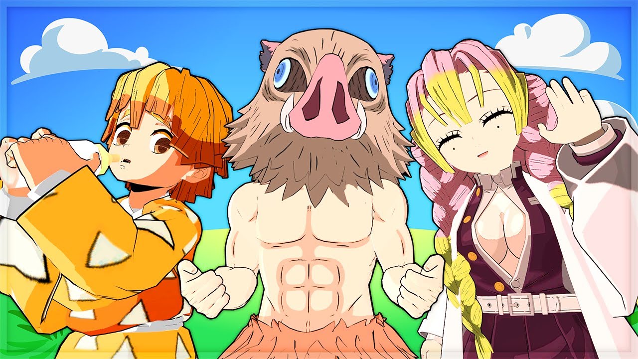Muzan turns Demon Slayers into kids (Demon Slayer VR)