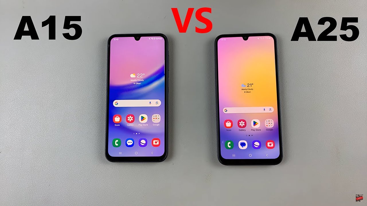 Samsung Galaxy A15 VS Samsung Galaxy A25 5G