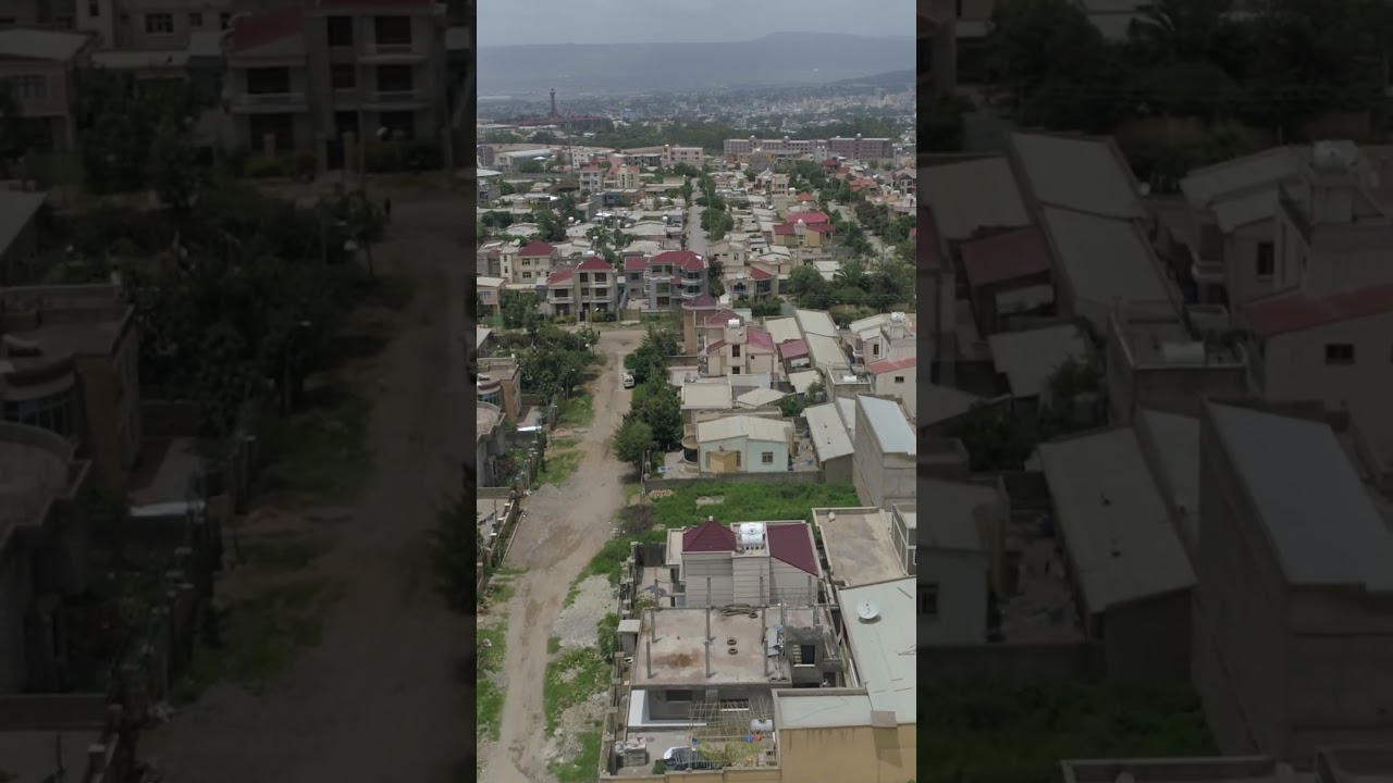 Drone view of homes in Mekelle, Ethiopia. #ethiopia #africa #Mekelle