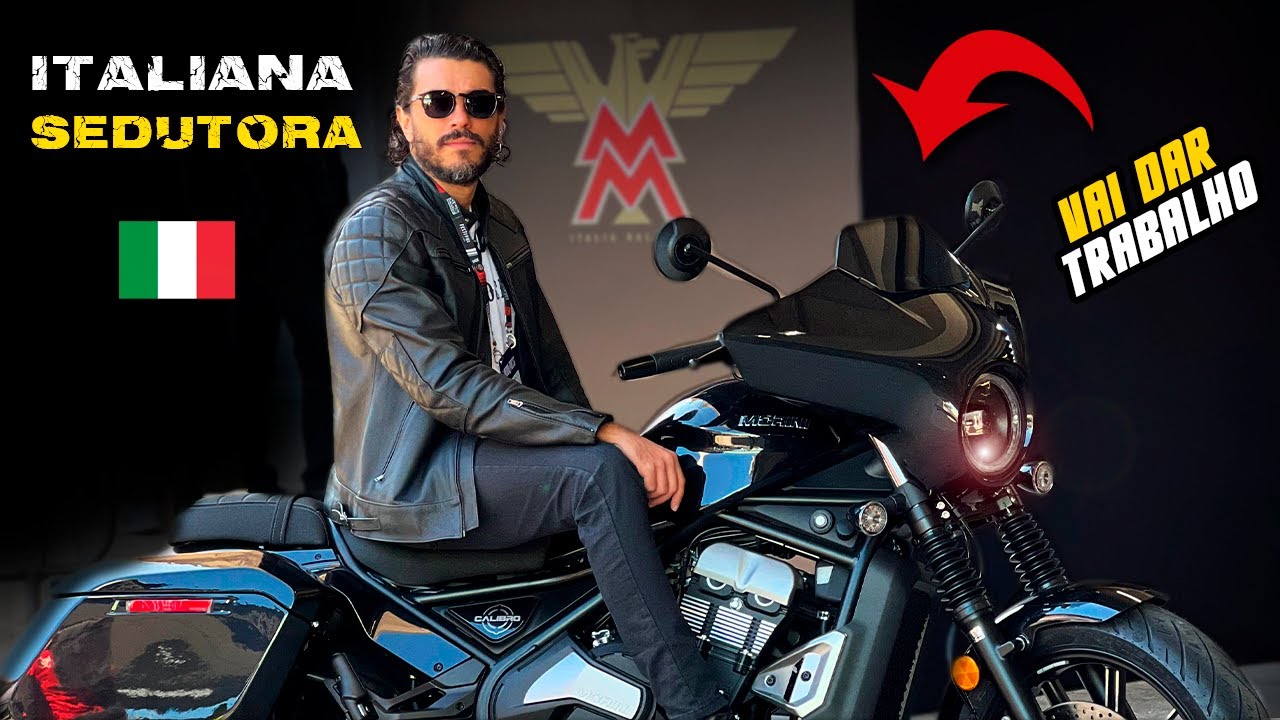 Moto Custom Italiana Callibro 700 Moto Morini - Vai balançar a concorrencia com suas novas Custom