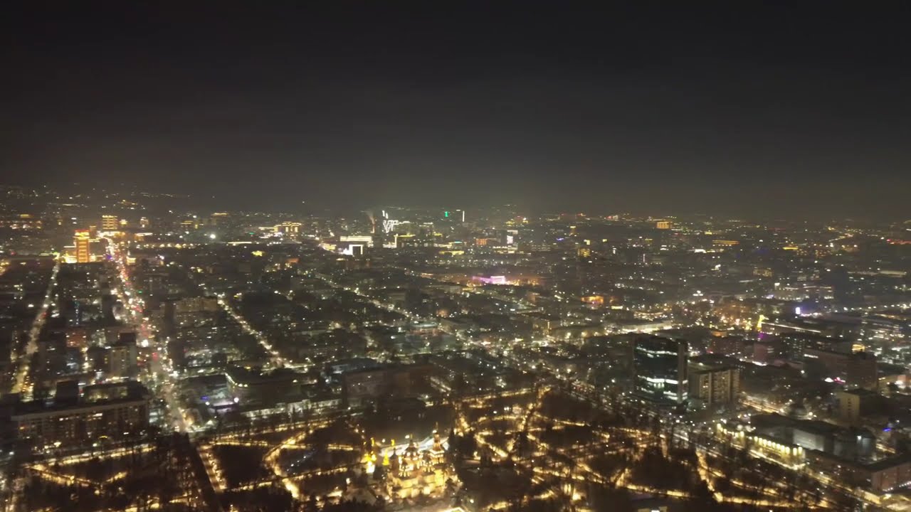 Город который не спит #almaty #djidrone #nightvibes