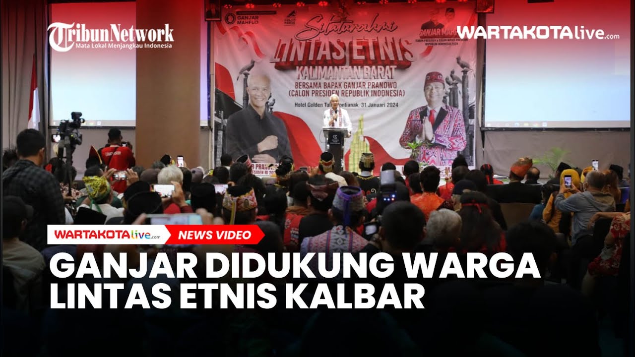 Ganjar Pranowo Dapat Dukungan dari Masyarakat Lintas Etnis di Kalimantan Barat