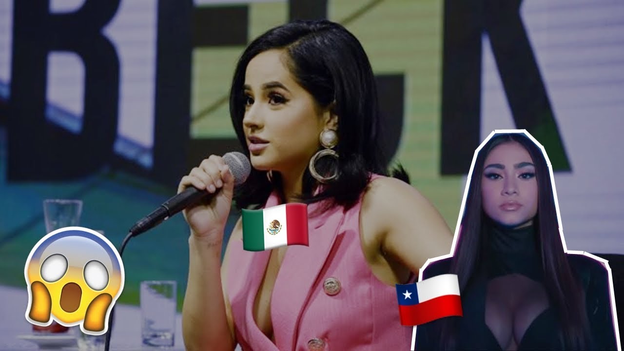 Becky G hablando de la cantante Paloma Mami en Viña del Mar