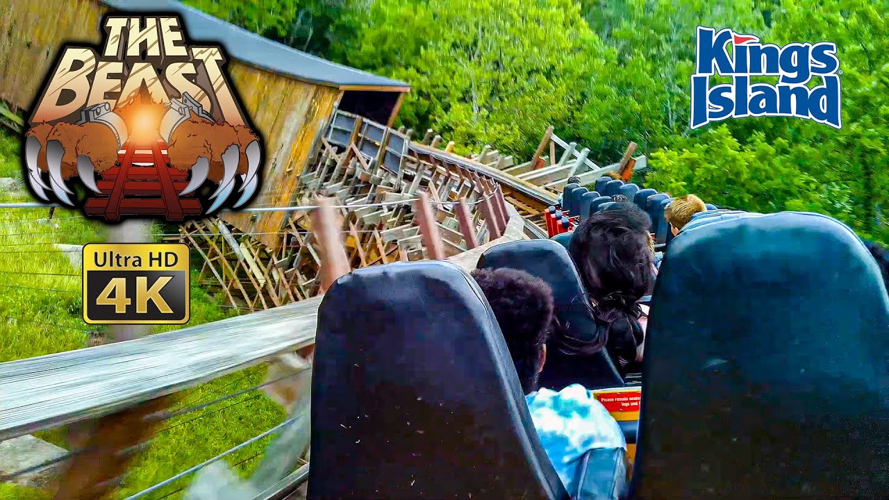 2021 The Beast Roller Coaster On Ride 4K POV Kings Island