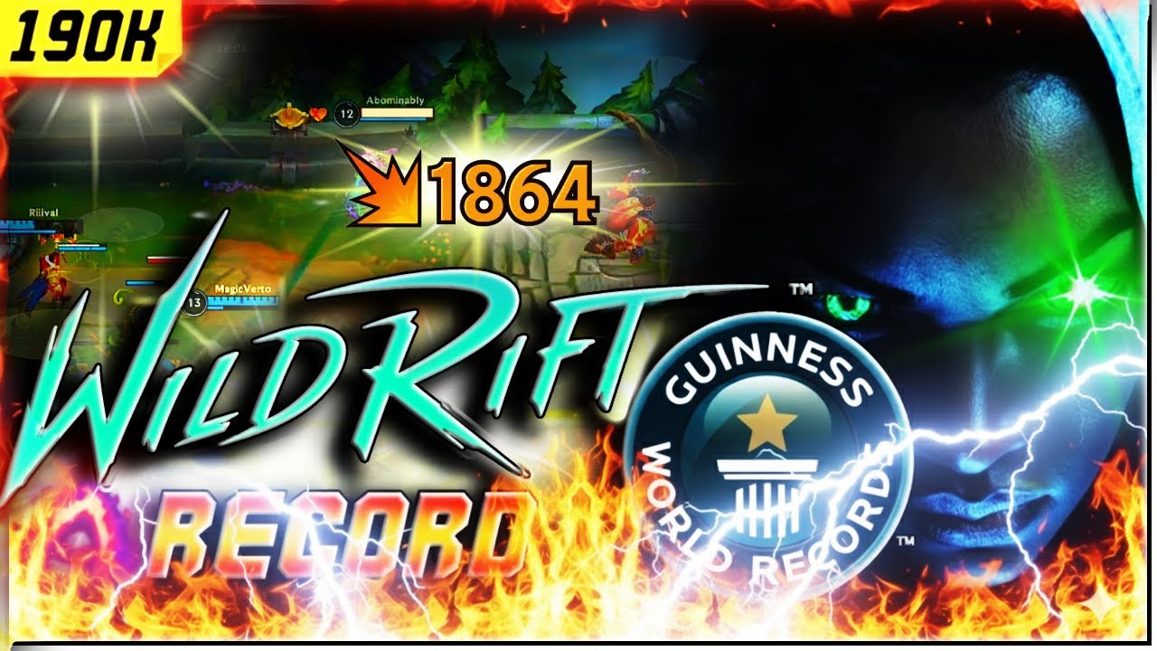 RECORD GUINNESS DE DAÑO EN WILD RIFT!!!