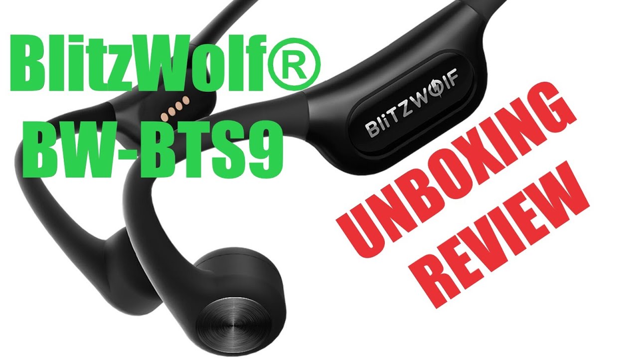 Ήχος μέχρι το κόκκαλο // BlitzWolf® BW-BTS9 Bone Conduction Earphone - UNBOXING/REVIEW (by Banggood)