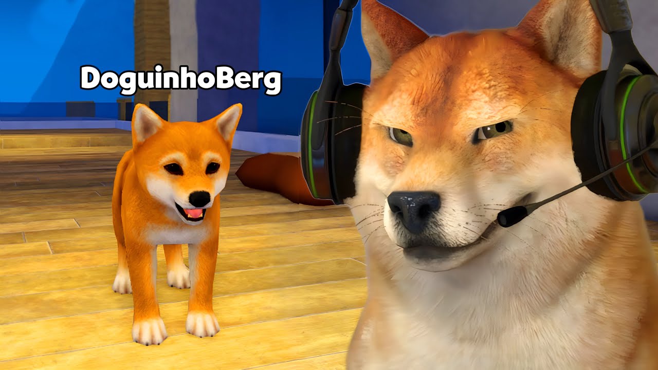 VIREI UM FILHOTE POR 24 HORAS! | Puppy Game | Roblox