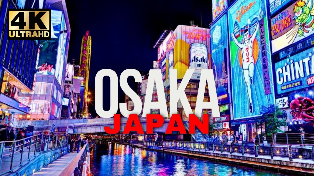 Walking Tour of Dotonburi Downtown Osaka Japan 🇯🇵 [4k]