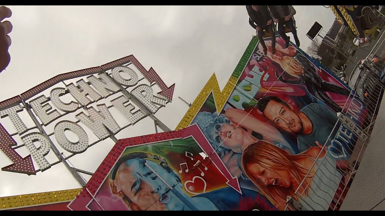 Techno Power On Ride jour / fête foraine Cherbourg 2015