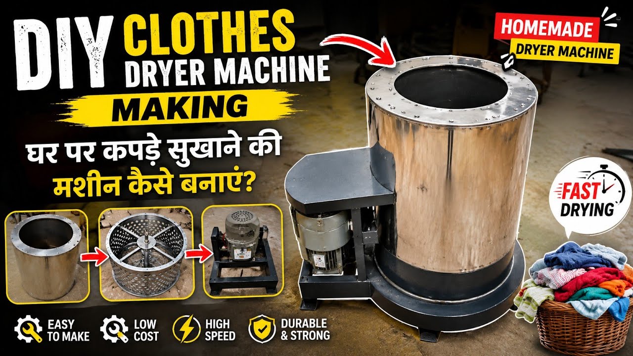 How to make clothes dryer machine.