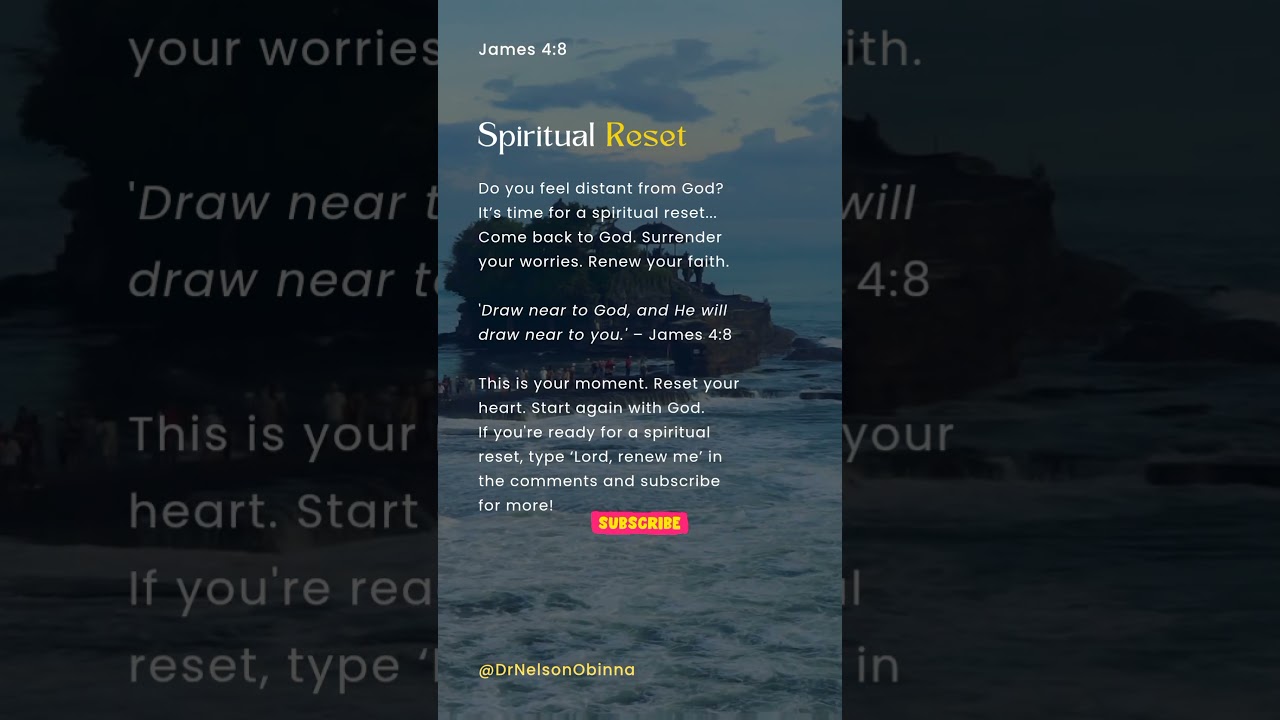 Spiritual Reset | It's Time to Renew Your Faith in God #spiritualgrowth #faithingod #christianshorts
