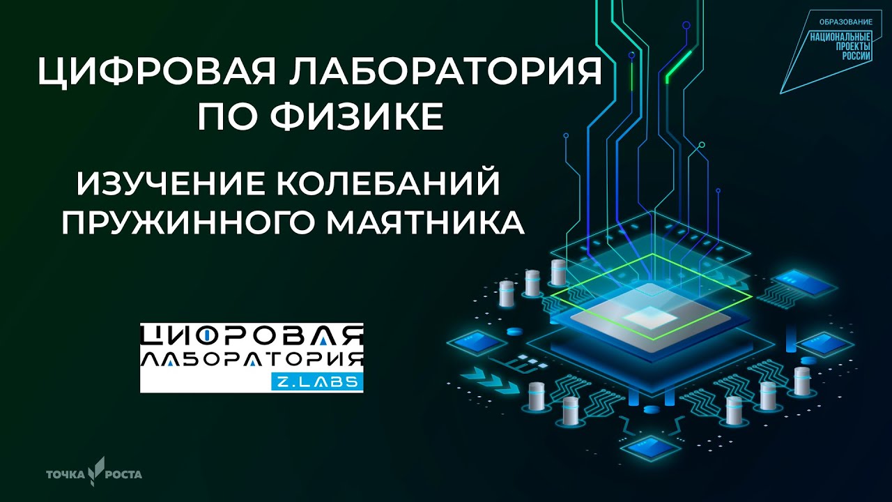 Изучение колебаний пружинного маятника | Цифровые лаборатории | Z.Labs